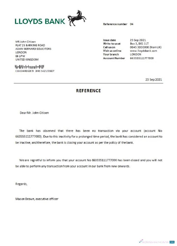 Download United Kingdom Lloyds Bank closure reference Photoshop template